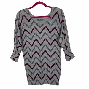 The North Face Chevron Cotton Wool Cashmere Top S